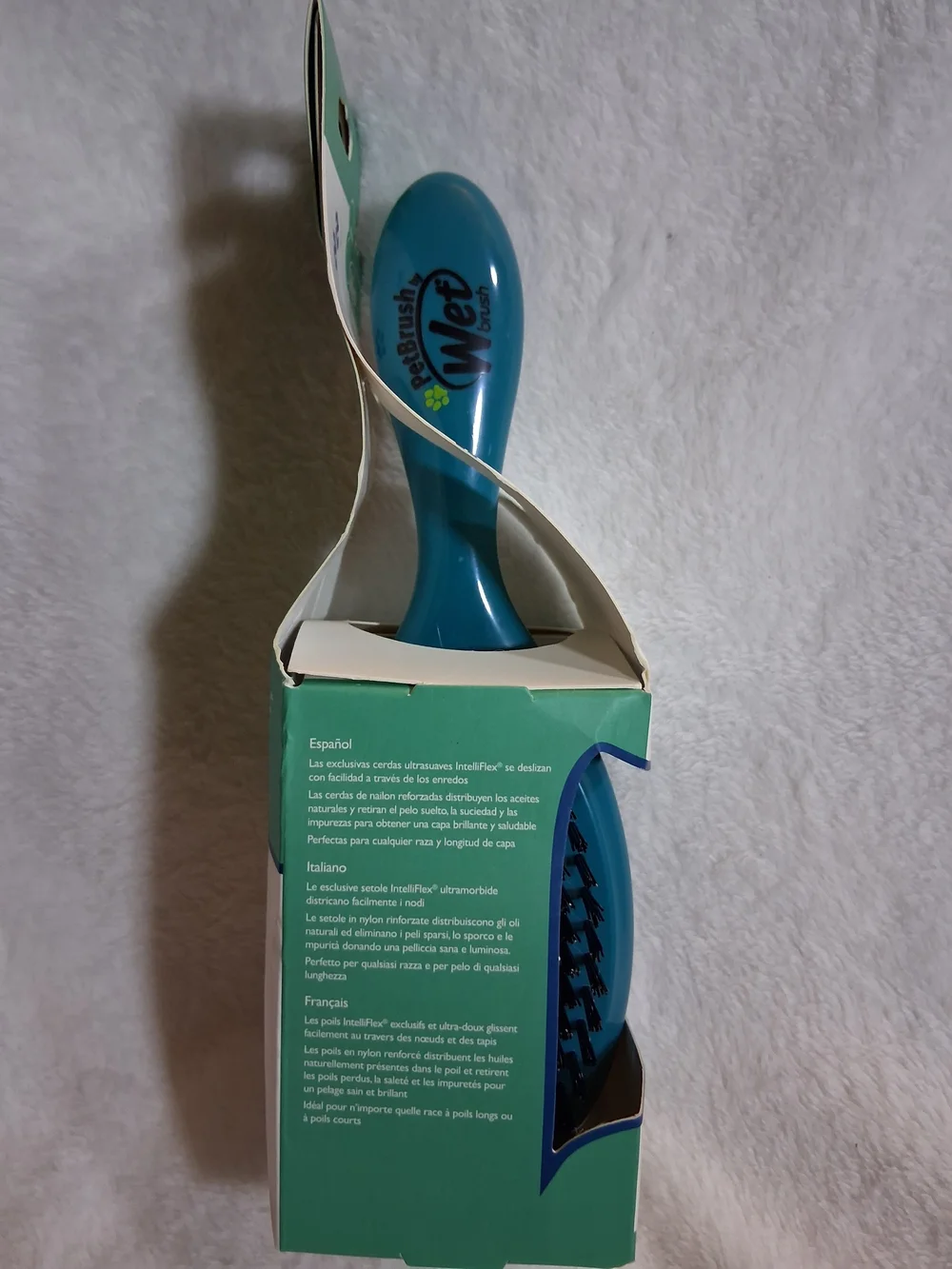 PetBrush Ultimate Groomer & LAMB CHOP Toy Bundle - Blue